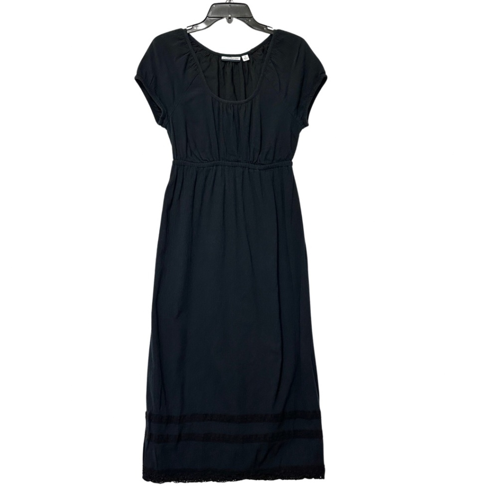 Croft & Barrow Little Black Midi Dress Womens 6 Sleeveless Casual Boho